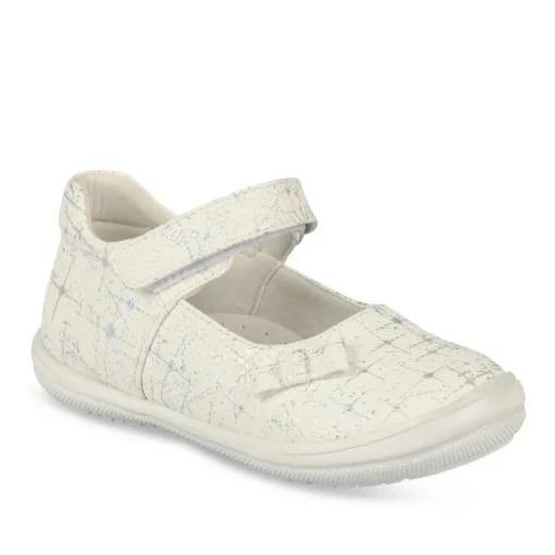 Ballerines Babies BLANC Fille Scratch