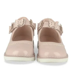 Ballerines Babies ROSE Fille Motif Uni Scratch