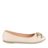 Ballerines BEIGE Femme Motif Uni A Enfiler