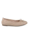 Ballerines BEIGE Femme Motif Carreaux A Enfiler