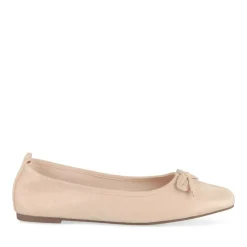 Ballerines BEIGE Femme Motif Uni A Enfiler