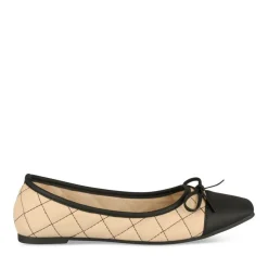 Ballerines BEIGE Femme Motif Uni A Enfiler