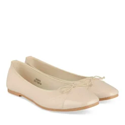 Ballerines BEIGE Femme Motif Uni A Enfiler