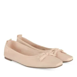 Ballerines BEIGE Femme Motif Uni A Enfiler