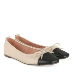 Ballerines BEIGE Femme Motif Uni A Enfiler