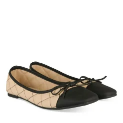 Ballerines BEIGE Femme Motif Uni A Enfiler
