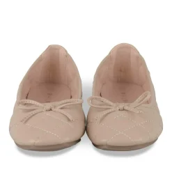 Ballerines BEIGE Femme Motif Carreaux A Enfiler