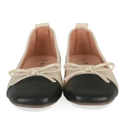 Ballerines BEIGE Femme Motif Uni A Enfiler