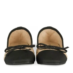 Ballerines BEIGE Femme Motif Uni A Enfiler