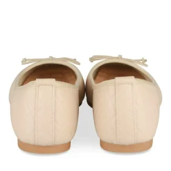 Ballerines BEIGE Femme Motif Uni A Enfiler