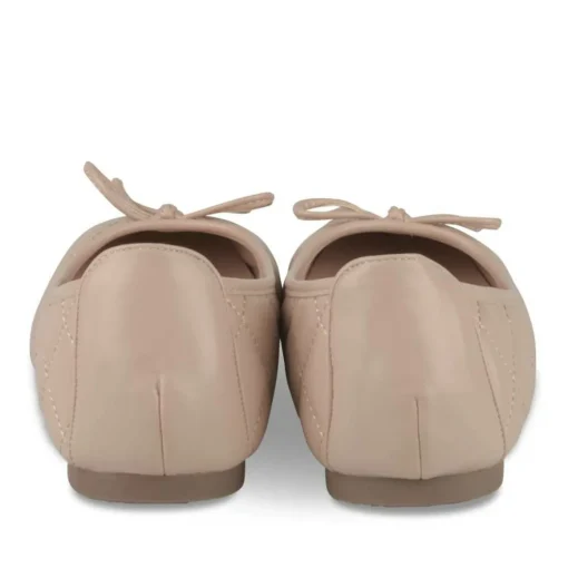 Ballerines BEIGE Femme Motif Carreaux A Enfiler