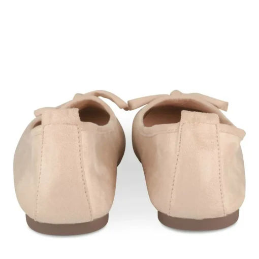 Ballerines BEIGE Femme Motif Uni A Enfiler