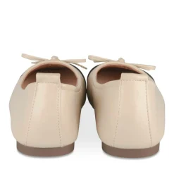 Ballerines BEIGE Femme Motif Uni A Enfiler