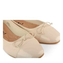 Ballerines BEIGE Femme Motif Uni A Enfiler