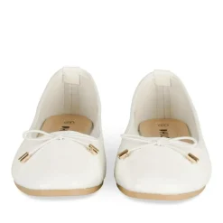 Ballerines BLANC Femme Motif Tressé A Enfiler