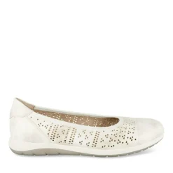 Ballerines Confort ARGENT Femme Motif Uni A Enfiler