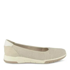 Ballerines Confort BEIGE Femme Motif Uni A Enfiler