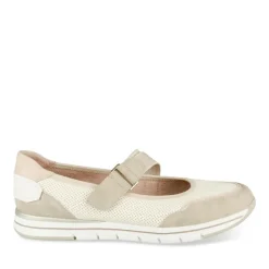Ballerines Confort BEIGE Femme Motif Uni A Enfiler