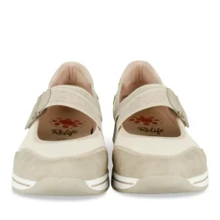 Ballerines Confort BEIGE Femme Motif Uni A Enfiler