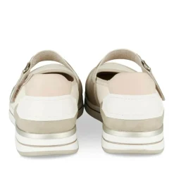 Ballerines Confort BEIGE Femme Motif Uni A Enfiler