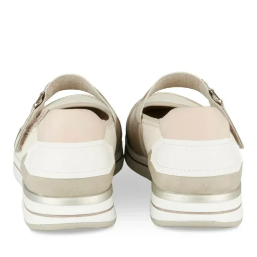 Ballerines Confort BEIGE Femme Motif Uni A Enfiler