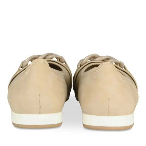 Ballerines Confort BEIGE Femme Motif Uni A Enfiler