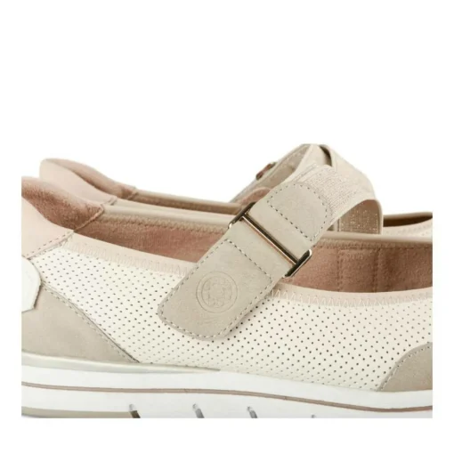 Ballerines Confort BEIGE Femme Motif Uni A Enfiler