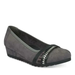 Ballerines Confort GRIS Femme