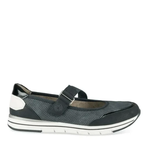 Ballerines Confort MARINE Femme Motif Uni A Enfiler