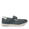 Ballerines Confort MARINE Femme Motif Uni Elastique
