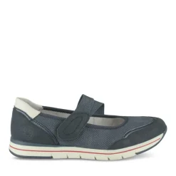 Ballerines Confort MARINE Femme Motif Uni Elastique