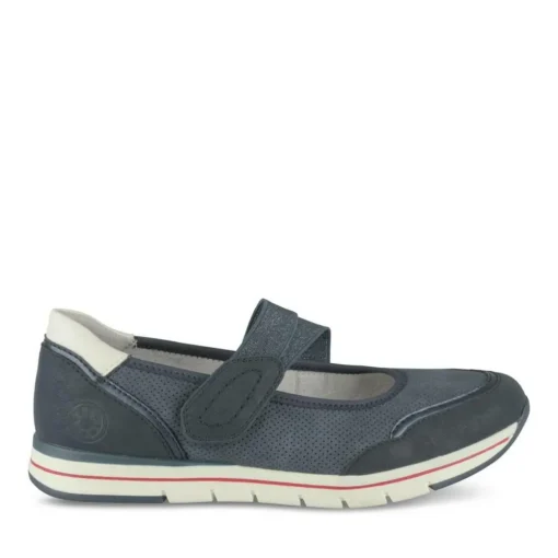 Ballerines Confort MARINE Femme Motif Uni Elastique