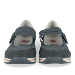 Ballerines Confort MARINE Femme Motif Uni Elastique