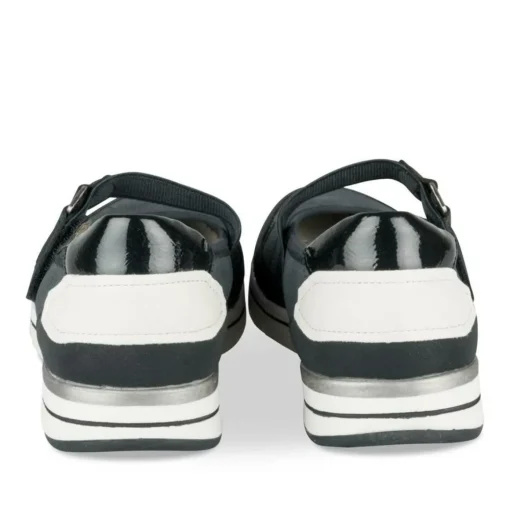Ballerines Confort MARINE Femme Motif Uni A Enfiler