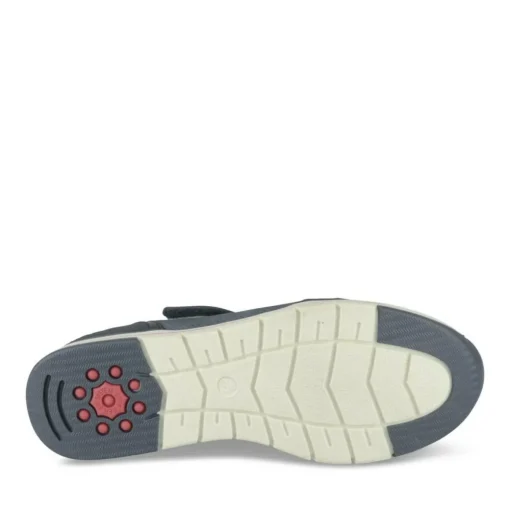 Ballerines Confort MARINE Femme Motif Uni Elastique