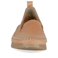 Ballerines Confort MARRON Femme CUIR Motif Uni A Enfiler