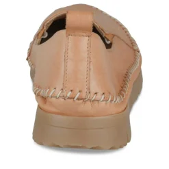 Ballerines Confort MARRON Femme CUIR Motif Uni A Enfiler