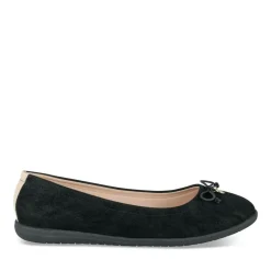 Ballerines Confort NOIR Femme Motif Uni A Enfiler