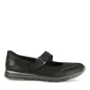 Ballerines Confort NOIR Femme Motif Uni Scratch