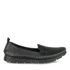Ballerines Confort NOIR Femme CUIR Motif Uni A Enfiler
