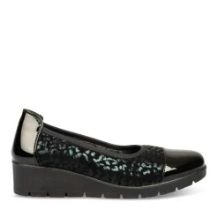 Ballerines Confort NOIR Femme Motif Uni