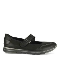 Ballerines Confort NOIR Femme Motif Uni Scratch