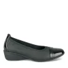 Ballerines Confort NOIR Femme Motif Uni A Enfiler