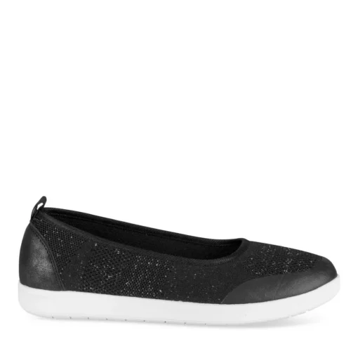 Ballerines Confort NOIR Femme Motif Uni A Enfiler