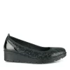 Ballerines Confort NOIR Femme Motif Uni A Enfiler