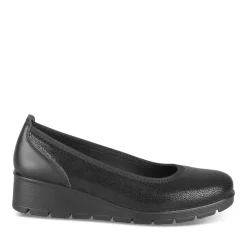 Ballerines Confort NOIR Femme Motif Uni A Enfiler