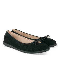 Ballerines Confort NOIR Femme Motif Uni A Enfiler