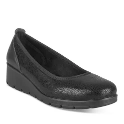 Ballerines Confort NOIR Femme Motif Uni A Enfiler