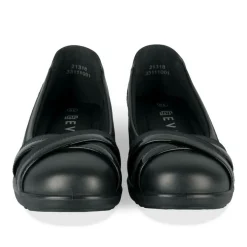 Ballerines Confort NOIR Femme Motif Uni A Enfiler