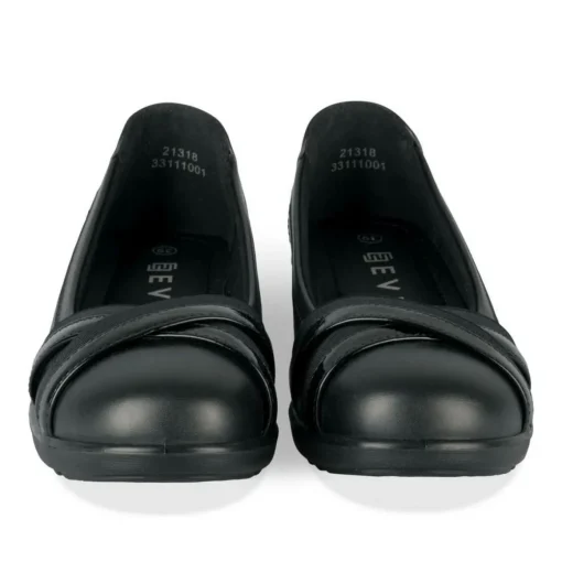 Ballerines Confort NOIR Femme Motif Uni A Enfiler